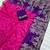 Rani Pink Color 2D Shade Dola Silk Saree