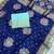 Navy Blue Color Designer Soft Dola Silk Saree