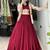 Maroon Color  Plain Foil Work Heavy Gorgette Lehenga Fully Stitched Blouse & Koti full stitched free size