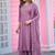 Women Soft Mull Chanderi Silk And Full Hand  Works Kurta With Trousers & Dupatta