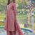 Women Soft Mull Chanderi Silk And Full Hand  Works Kurta With Trousers & Dupatta