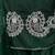 Dark green crape readymade salwar suit with embroidery work