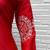 Red crape readymade salwar suit with embroidery work