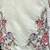 White crape readymade salwar suit with embroidery & sequence work