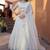 White ZARKAN & Sequence Mousam Lehenga