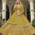 Lemon Yellow Heavy can-can flair & diamond work lehenga choli with dupatta