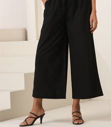 Black plain cotton co ord set