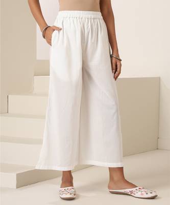 White plain muslin kurta set 2