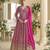 Premium heavy real georgette anarkali gown with sequins & swarovski diamond work | designer anarkali for party & wedding