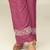 Pink Chinon Silk Embroidery & Cut Work Cord Set