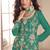 Rama green chinon silk embroidered plazzo suit