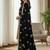Launching New Designer Party Wear Look Black Velvet Suit Set with Thread Work Dupatta_