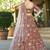 Brown ZARKAN & Sequence Pure Cosmos Tissue Lehenga