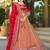 Red Gota Work & Codding Pure Viscose Silk Lehenga