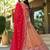 Red Gota Work & Codding Pure Viscose Silk Lehenga