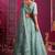Sky Blue Codding & Sequqnce Wrok Net Lehenga