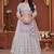 Lavender Mirror & Sequence Zarkan Premium Net  Lehenga