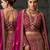 Pink Codding & Zarkan Georgette Lehenga