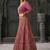 Pink Codding & Zarkan Georgette Lehenga