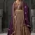 Wine Codding & Zarkan Georgette Lehenga