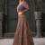Wine Codding & Zarkan Georgette Lehenga