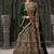 Green Codding & Zarkan Georgette Lehenga