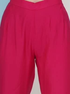 Women pink one side kaftaan with sahrara 2