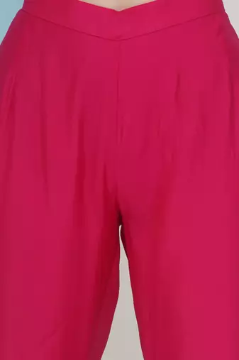 Women pink one side kaftaan with sahrara