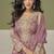 Onion pink simar silk embroidered designer plazzo suit