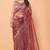 Fancy Net Party Wear Saree With Sequence Blouse
