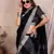 Black Color Zari Border Cotton Saree 