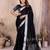 Black Color Zari Border Cotton Saree 