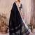 Black Color Zari Border Cotton Saree 