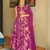 Rani pink heavy rayon digital printed anarkali gown with georgette dupatta & half inner