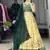 Green Color  Marshmellow Rico  Printed With Contrast Weaving Work Lehenga With Unstitched Blouse