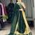 Green Color  Marshmellow Rico  Printed With Contrast Weaving Work Lehenga With Unstitched Blouse