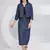 Ladies ethnic black denim skirt with inner and jacket