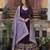 Purple Faux Blooming Georgette With Rich Sequins Multi Embroidered Gown With Dupatta