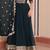 Teal rama Designer Georgette Gown Dupatta With  Embroidery Zari Sequins-work