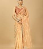 Fancy Net Party Wear Saree With Unstitched Embroidery Blouse Piece