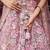 Pink Net Fabric Sequins embroidery Semi Stitched Lehenga & Unstitched Blouse With Dupatta