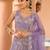 Mauve Net Fabric Sequins embroidery Semi Stitched Lehenga & Unstitched Blouse With Dupatta