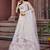 Cream Net Fabric Sequins embroidery Semi Stitched Lehenga & Unstitched Blouse With Dupatta