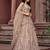 Beige Net Fabric Sequins embroidery Semi Stitched Lehenga & Unstitched Blouse With Dupatta