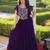 Purple Georget  Kurti  With Beads and Sequins Embroidered work 