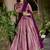 Pink Plain dupion Silk lehenga choli with dupatta