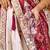 Cream Tissue Fabric Sequins embroidery Semi Stitched Lehenga & Unstitched Blouse With Maroon Color Dupatta