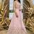 Pink Silk Fabric Beads & Sequince Embroidered Semi Stitched Lehenga Choli & Dupatta