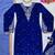 Winter Special Velvet Suit | Royal Blue