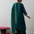 Green plain chanderi kurta set